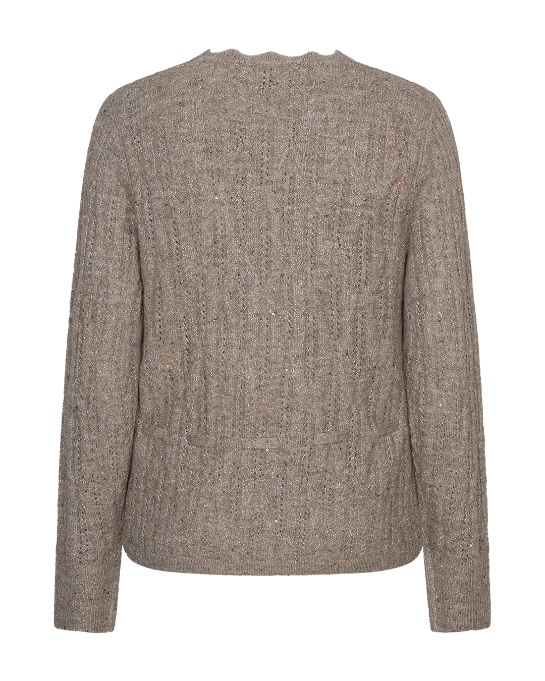Red Button - Cardigan ajour sparkle - Truffle | Morgen in huis!