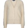 Red Button - Cardigan fuzzy - Cream