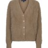 Red Button - Cardigan fuzzy - Latte