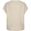 Red Button - Sleeveless fuzzy - Cream