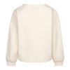 Red Button - Terry sweater chestprint - Ecru/brown