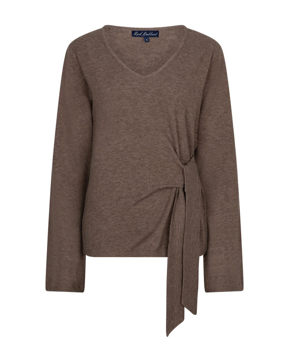 Red Button - Sweet knot - Brown