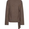 Red Button - Sweet knot - Brown