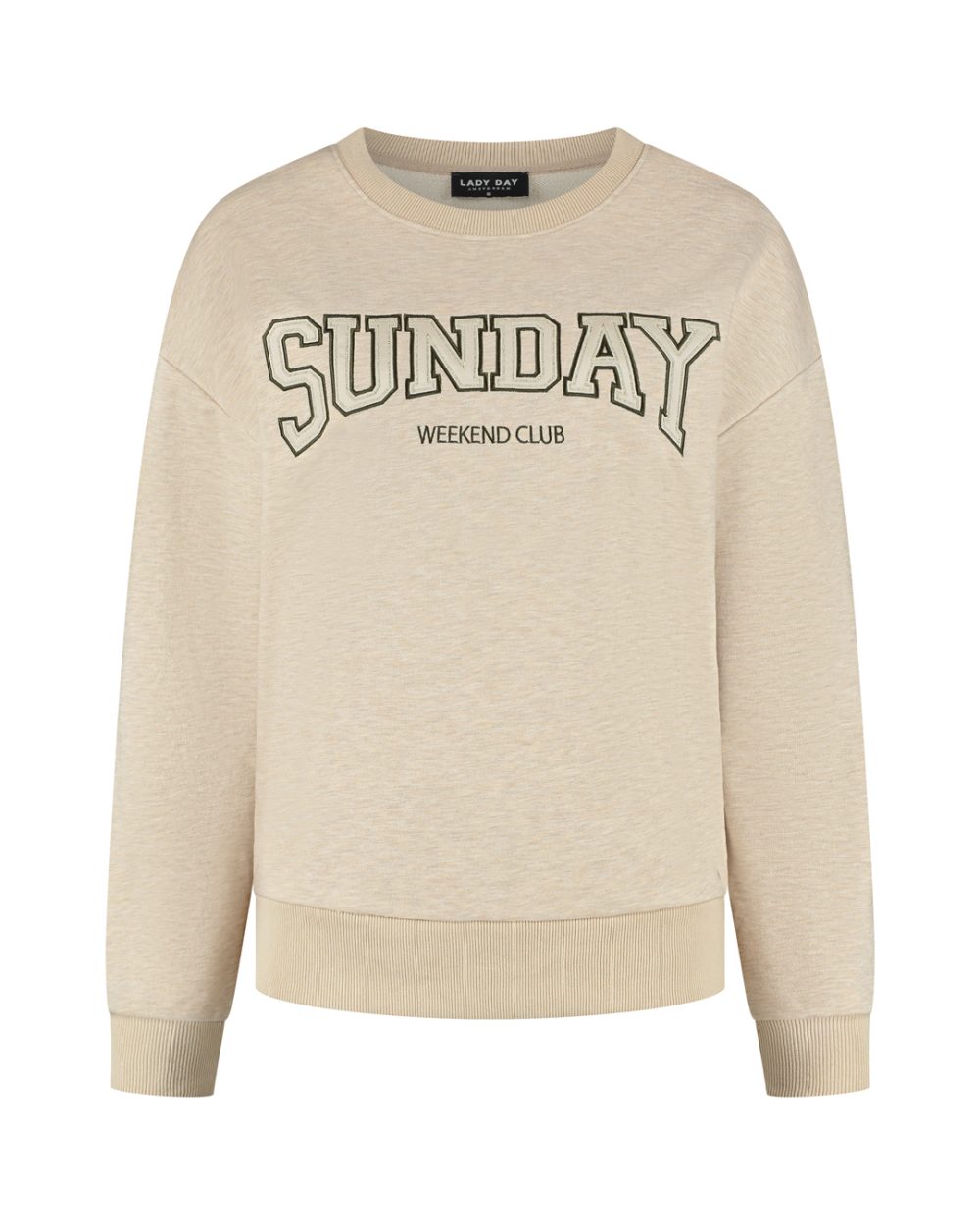 Lady Day - Sunday melange Sweater - Vanilla melange