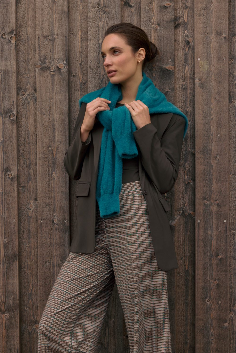 Lady Day - Mille Travel Trousers - Marin check print