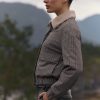 Lady Day - Georgia Travel Jacket - Marin check print