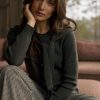 Lady Day - Jules Cardigan - Deep forest melange