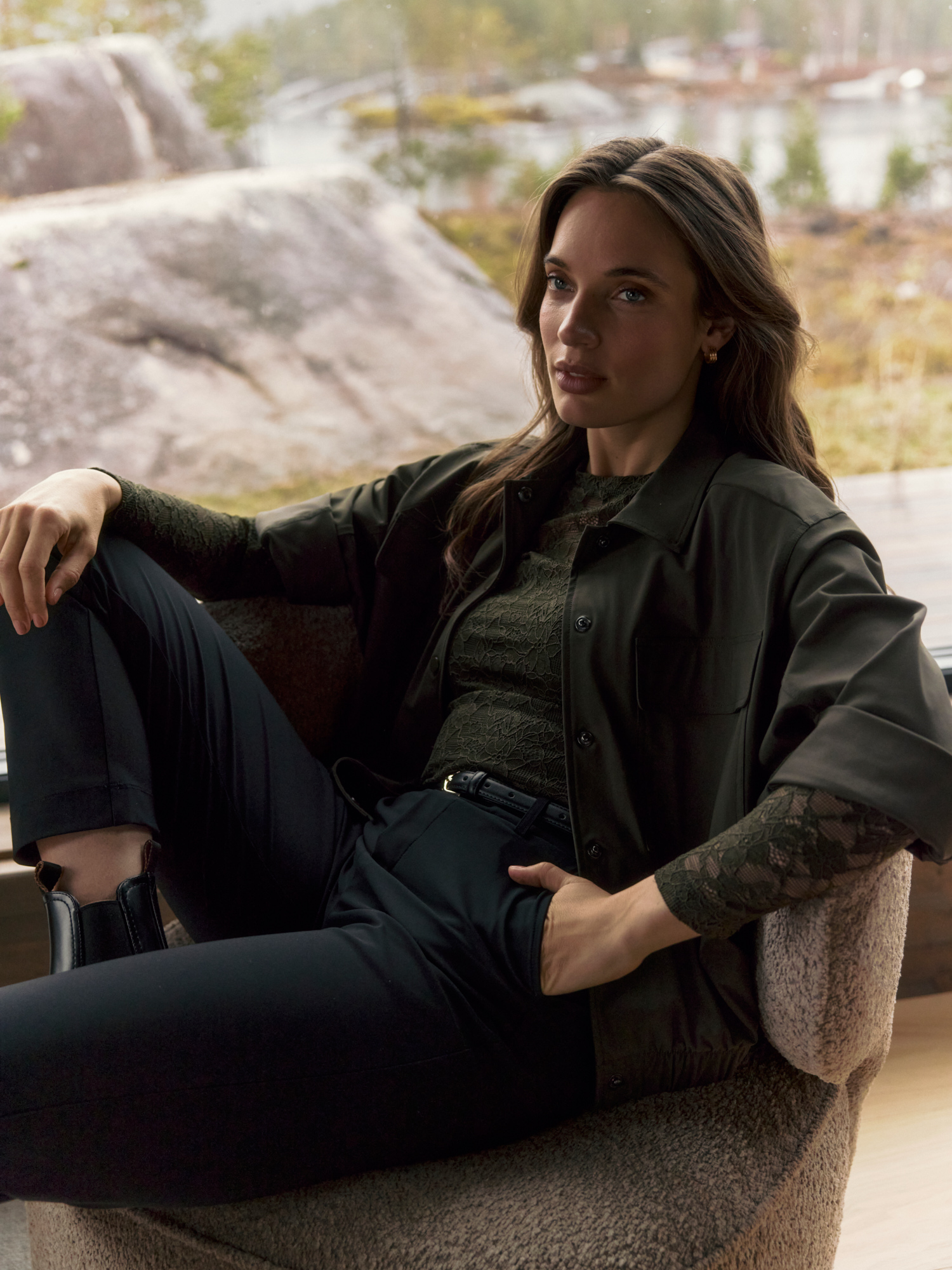 Lady Day - Brighton Travel Jacket - Deep forest