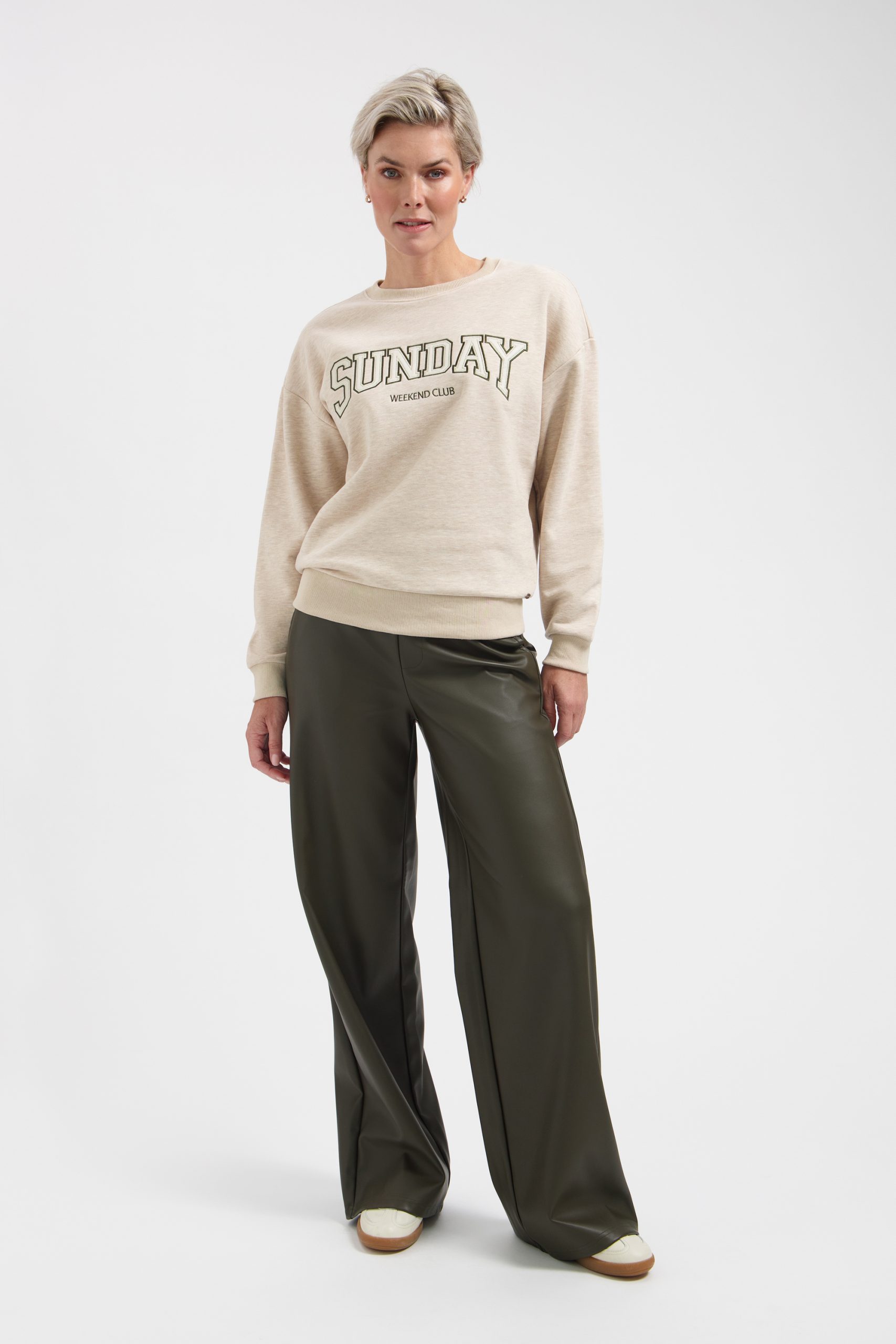 Lady Day - Sunday melange Sweater - Vanilla melange