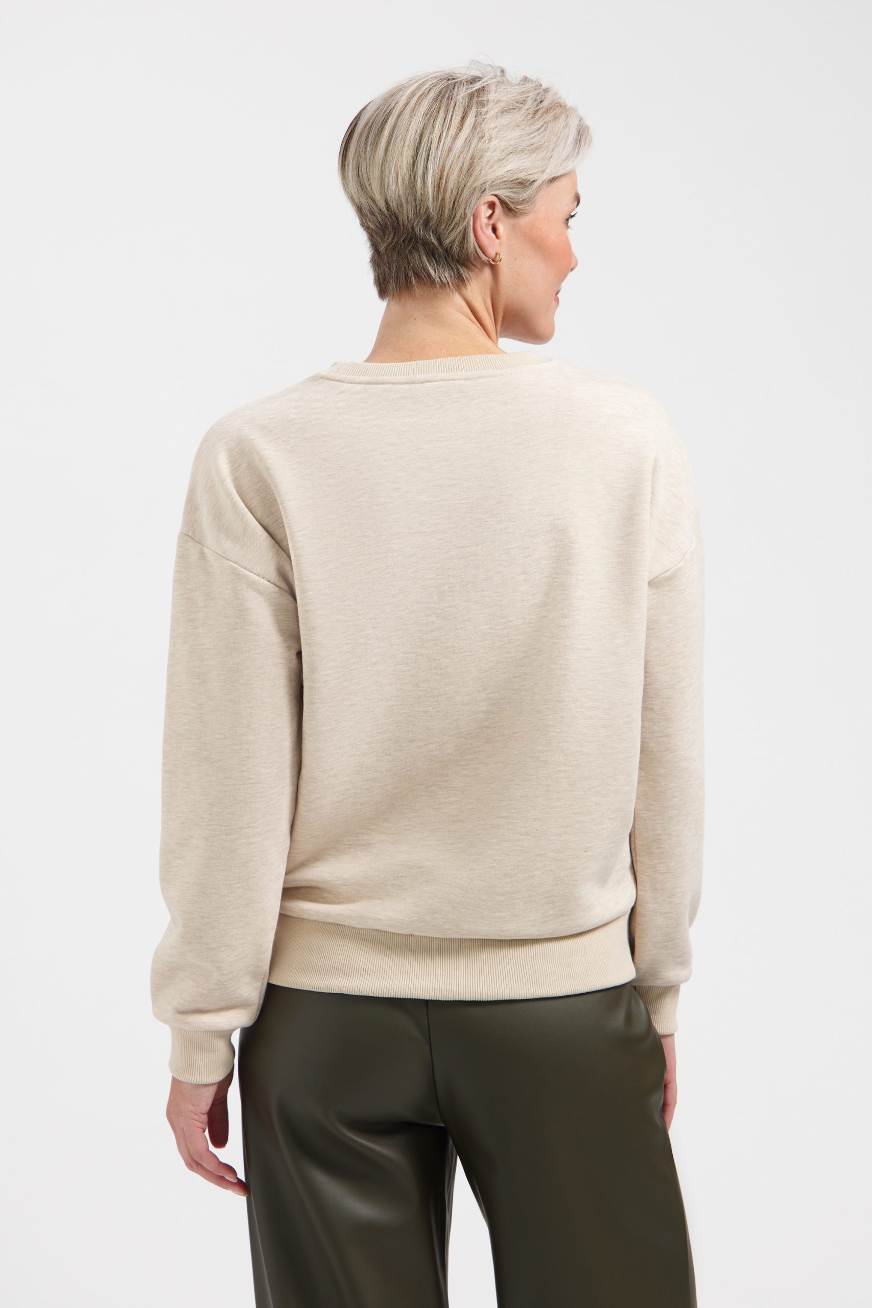 Lady Day - Sunday melange Sweater - Vanilla melange
