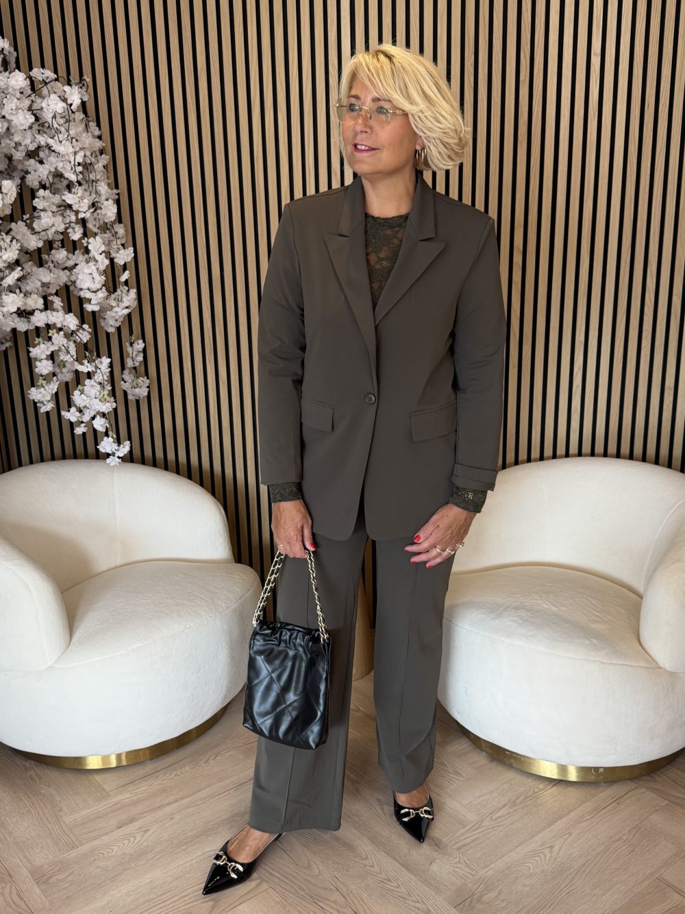 Lady Day - Lorna Travel Blazer - Deep forest