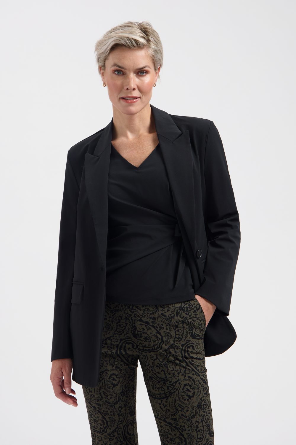 Lady Day - Lorna Travel Blazer - Black